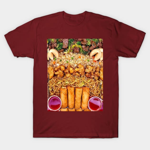 Chinese food pattern T-Shirt by Foodinasty